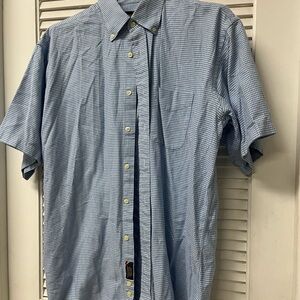 F.A.MacClure✨Large✨Men's Blue Checkered Shirt